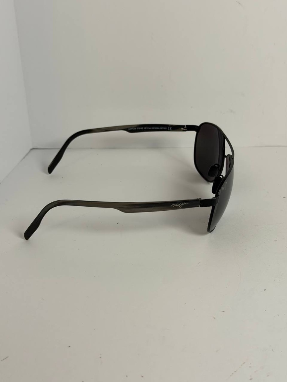 Maui Jim Sunglasses Men's Gray Metal Frame Aviator Style